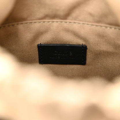 Chloe Smooth Calfskin Little Horses Embroidered Mini Roy Bucket Bag Full Blue 6 of 13