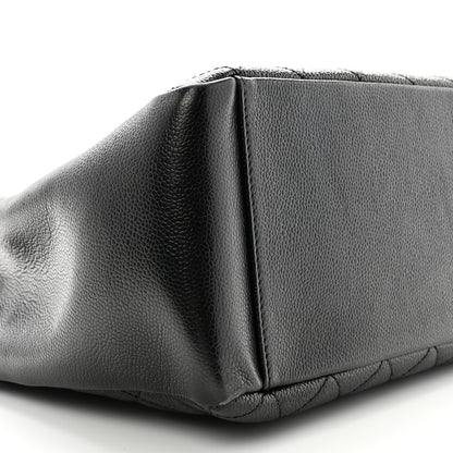 Chanel Caviar Quilted Grand Shopping Tote GST Black 10 of 13