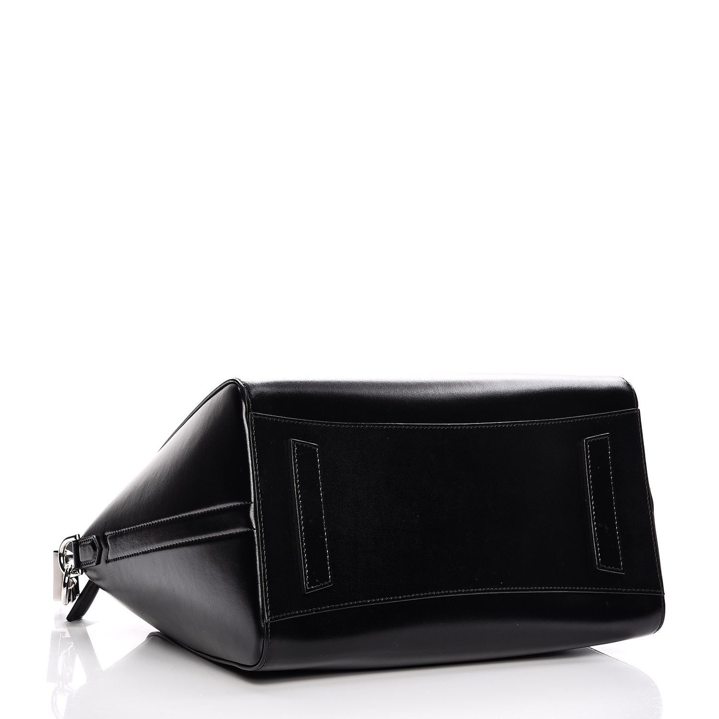 Shiny Lord Calfskin Medium Antigona Black