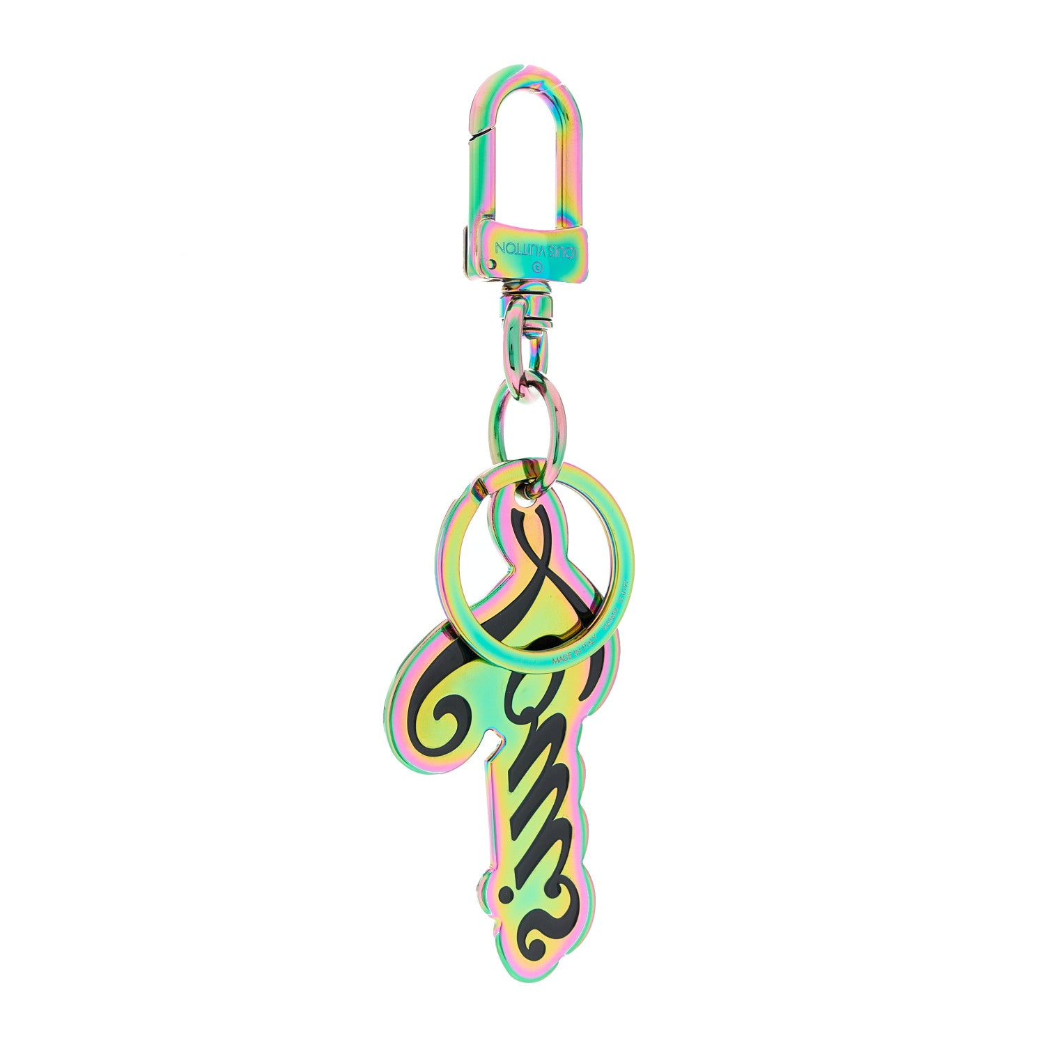 Louis Vuitton Metallic Rainbow Porte Cles Louis Bag Charm Key Holder Multicolor 2 of 3