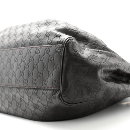 Gucci Guccissima Vitello Tender Large Sukey Tote Testa di Moro 9 of 11