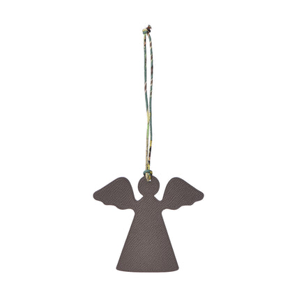 Hermes Togo Epsom Petit H Angel Bag Charm Bleu Electrique Etain 1 of 3