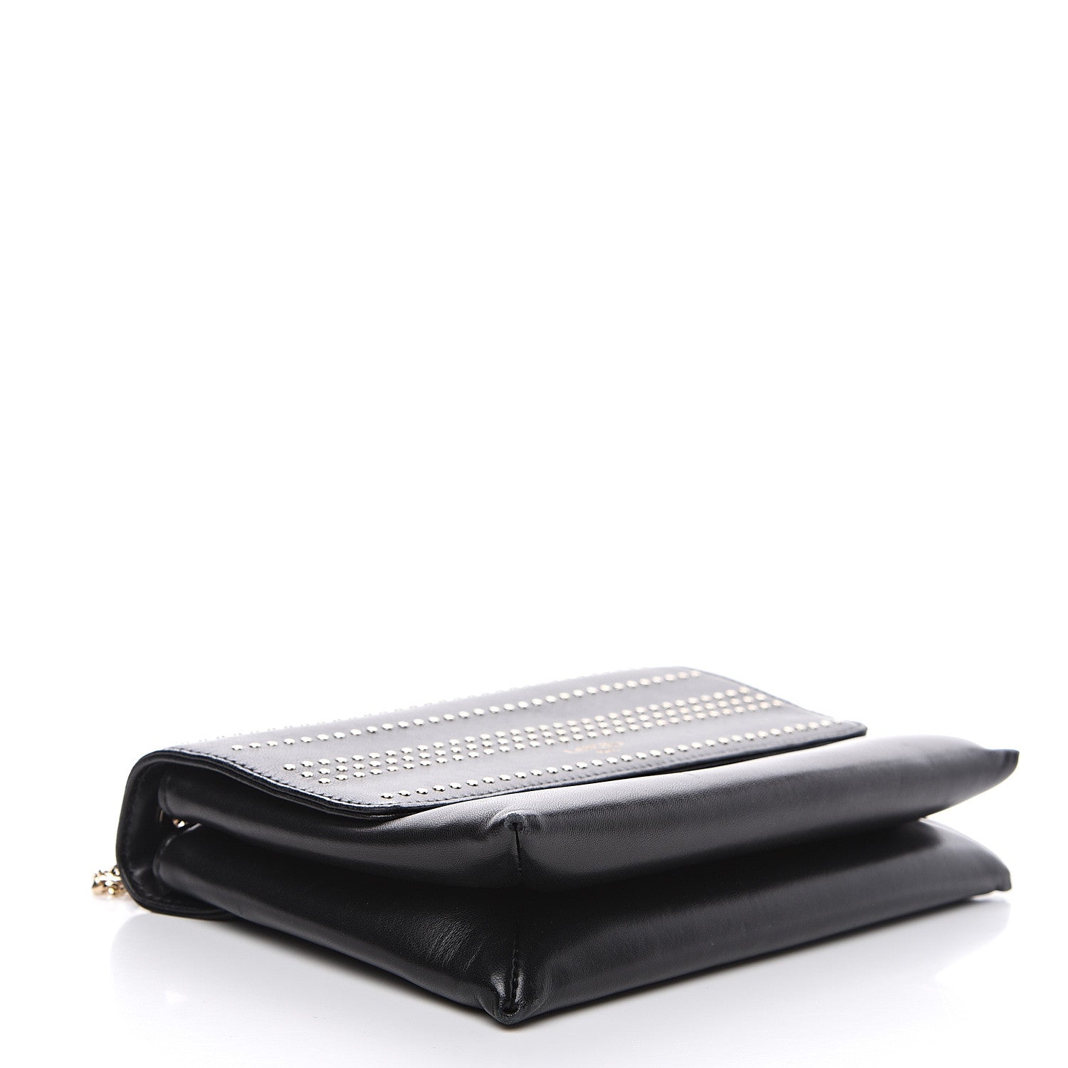 Lanvin Lambskin Studded Mini Sugar Flap Shoulder Bag Black 3 of 11