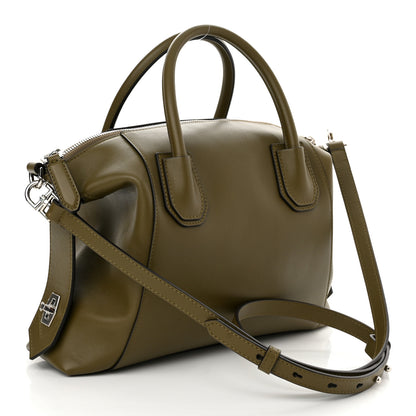 Givenchy Smooth Calfskin Small Soft Antigona Dark Khaki 3 of 9