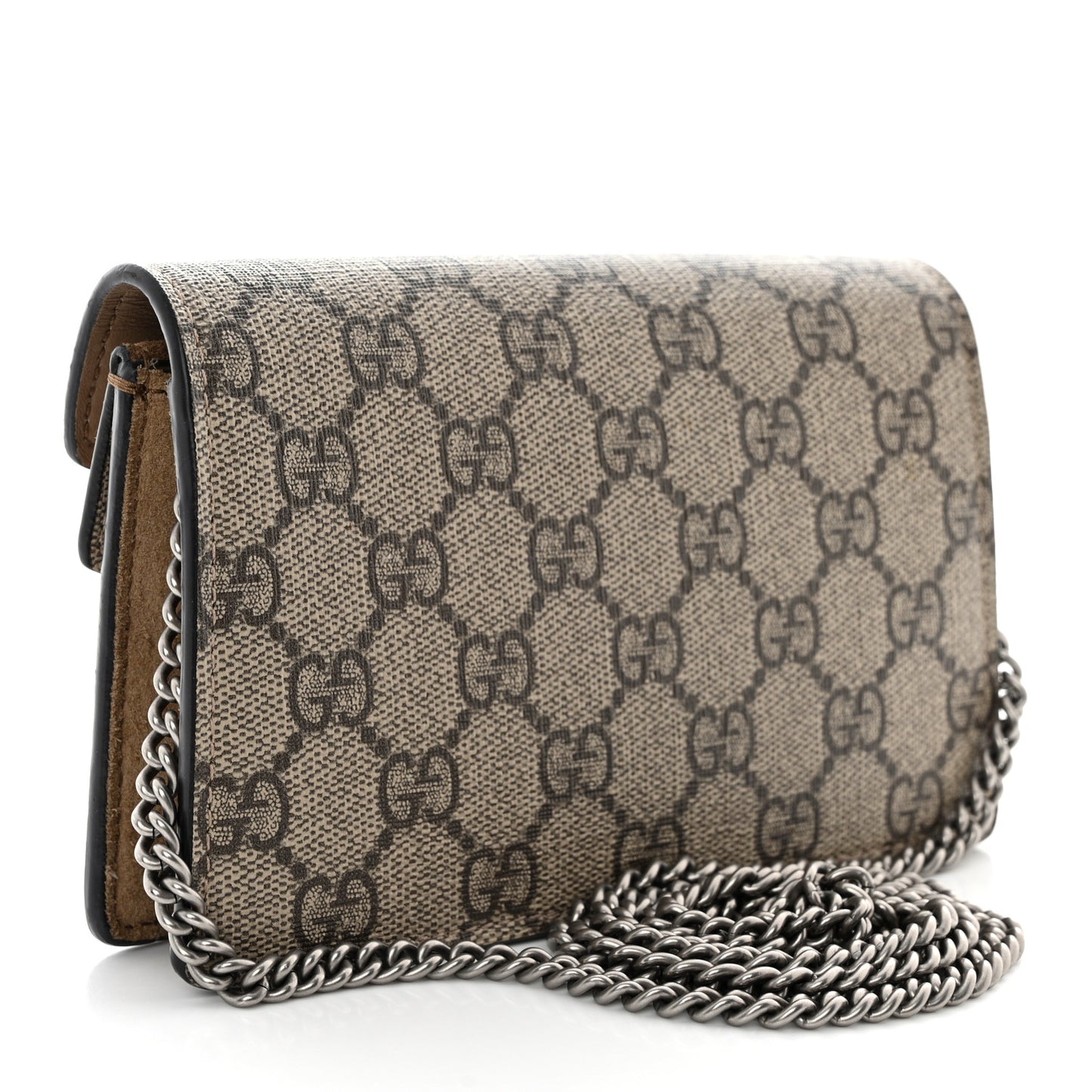 GG Supreme Monogram Super Mini Dionysus Shoulder Bag Taupe