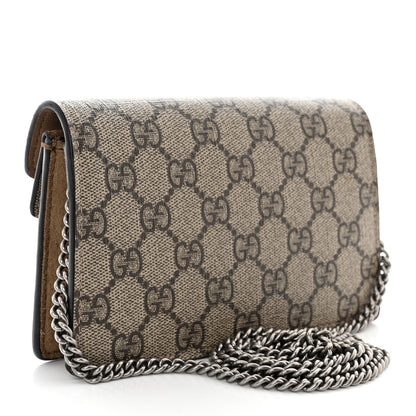 Gucci GG Supreme Monogram Super Mini Dionysus Shoulder Bag Taupe 2 of 11