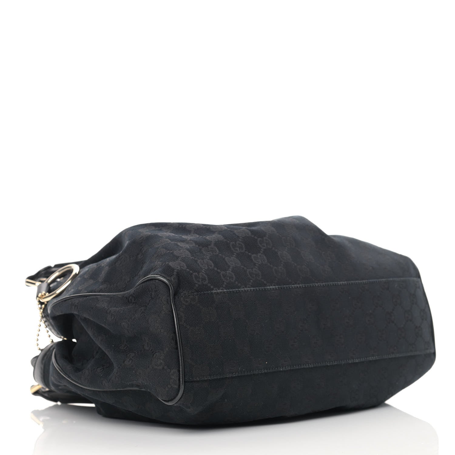 Gucci Monogram Medium Sukey Tote Black 3 of 12