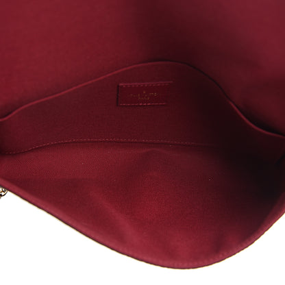 Louis Vuitton Monogram Pochette Felicie Chain Wallet Fuchsia 4 of 10