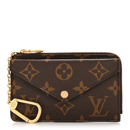 Louis Vuitton Monogram Recto Verso Card Holder Black 1 of 10