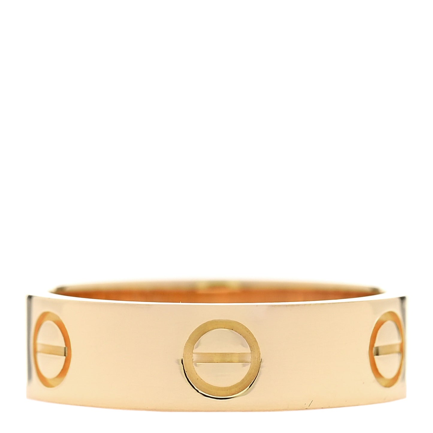 18K Yellow Gold 5.5mm LOVE Ring 56 7.75
