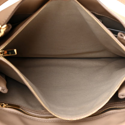 Salvatore Ferragamo Calfskin Enny Hobo New Bisque 6 of 15