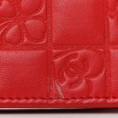 Chanel Lambskin Precious Symbols Pochette Red 10 of 13