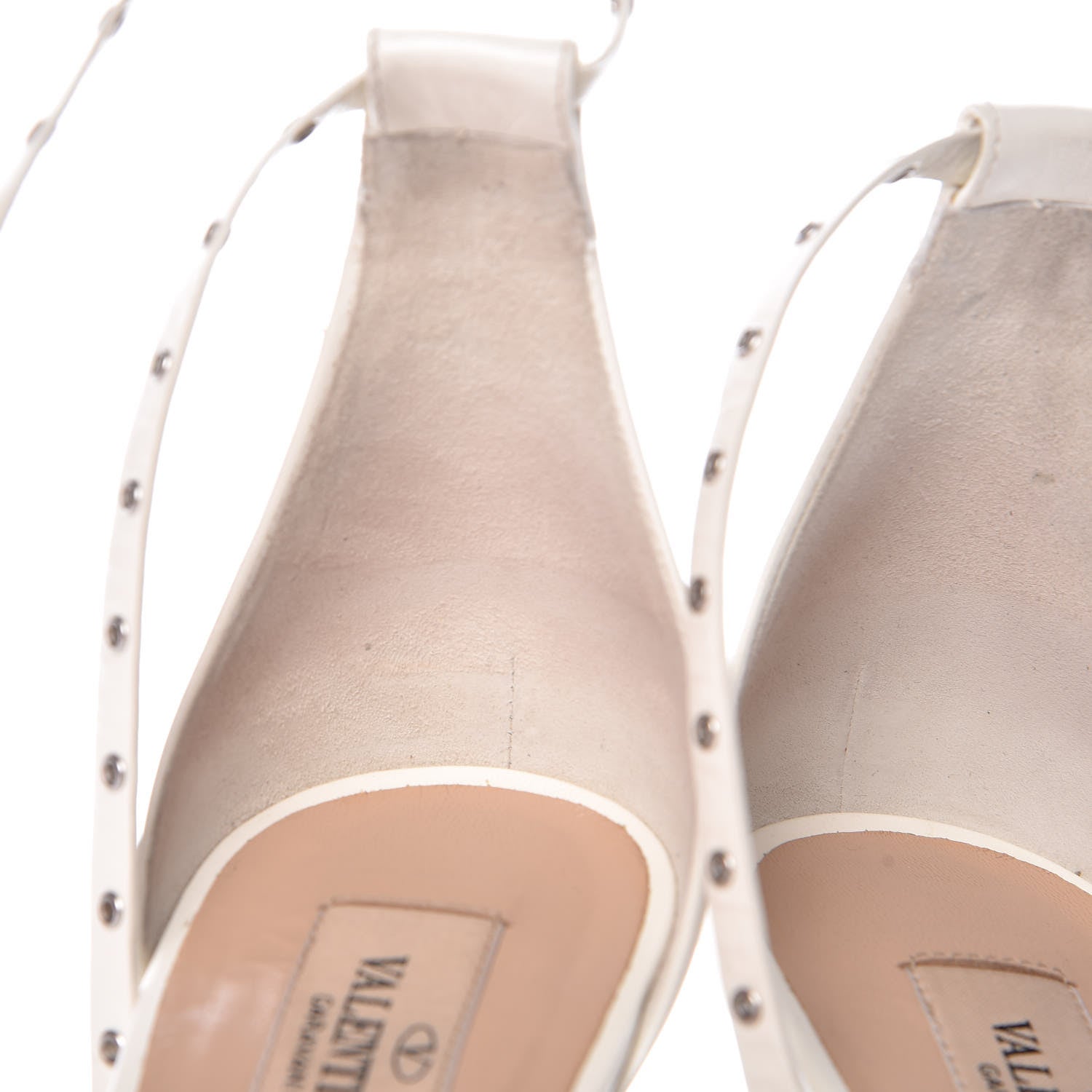 Valentino Garavani Nappa Love Latch Ankle Wrap 100mm Pumps 39 Light Ivory 9 of 16
