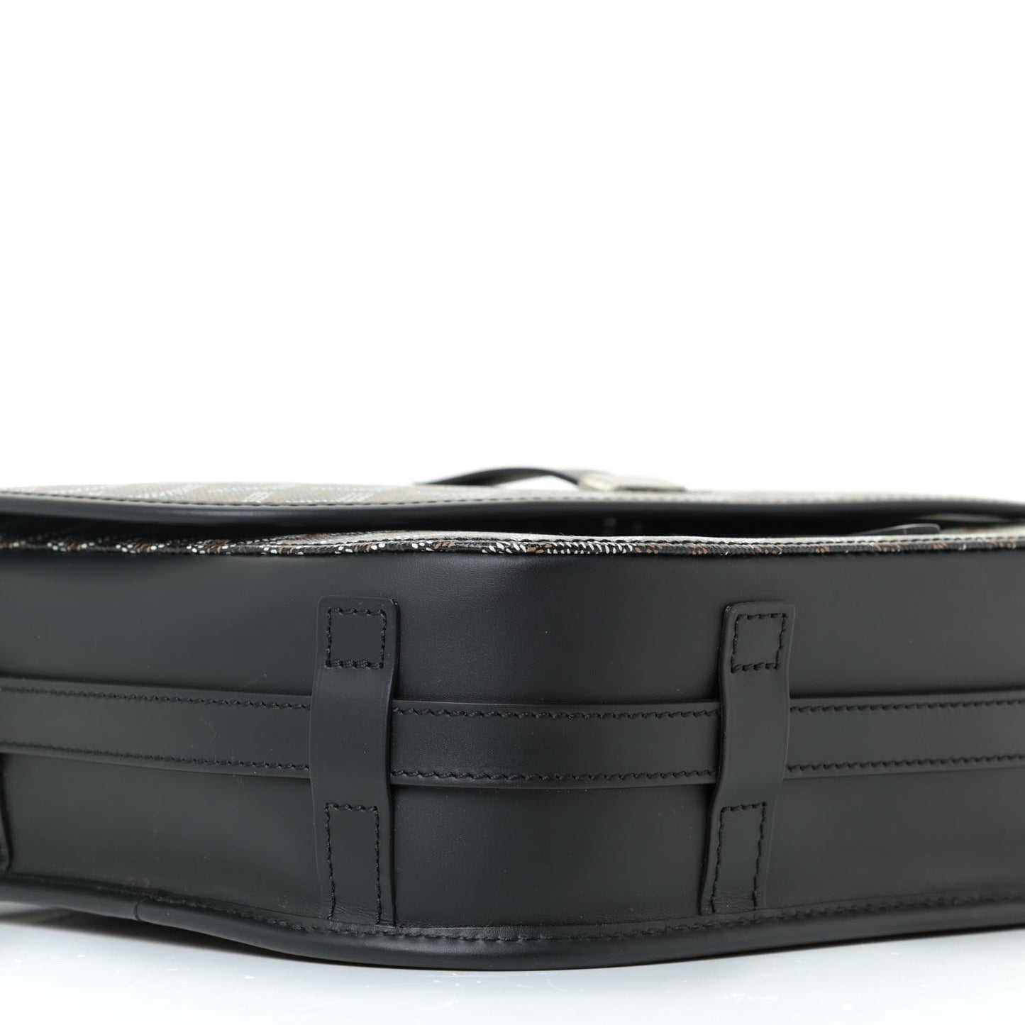 Goyardine Belvedere II MM Messenger Bag Black