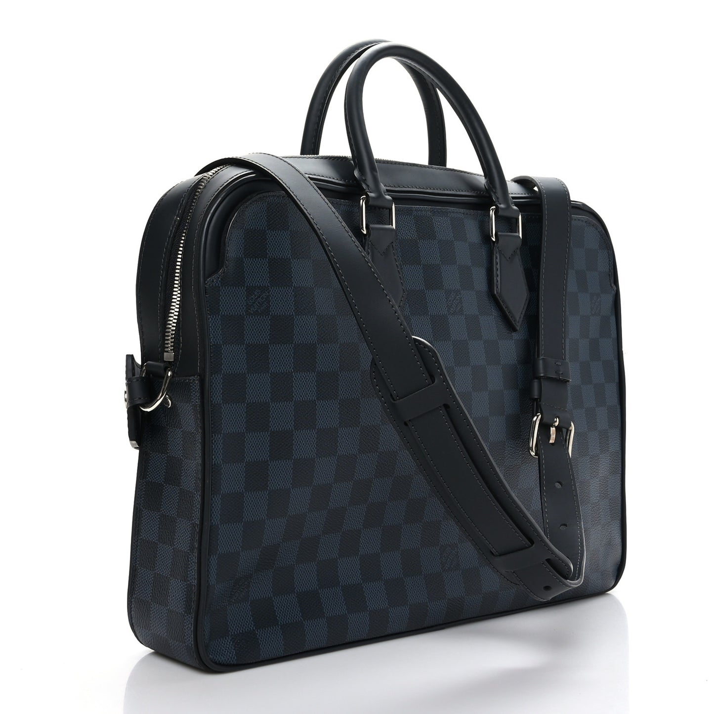 Damier Cobalt Dandy MM Briefcase