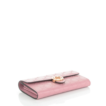 Gucci Guccissima Signature Icon Continental Wallet Carmine Rose 4 of 6
