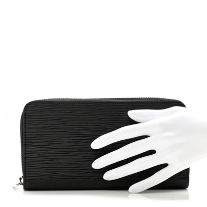 Louis Vuitton Epi Zippy Wallet Black 2 of 8