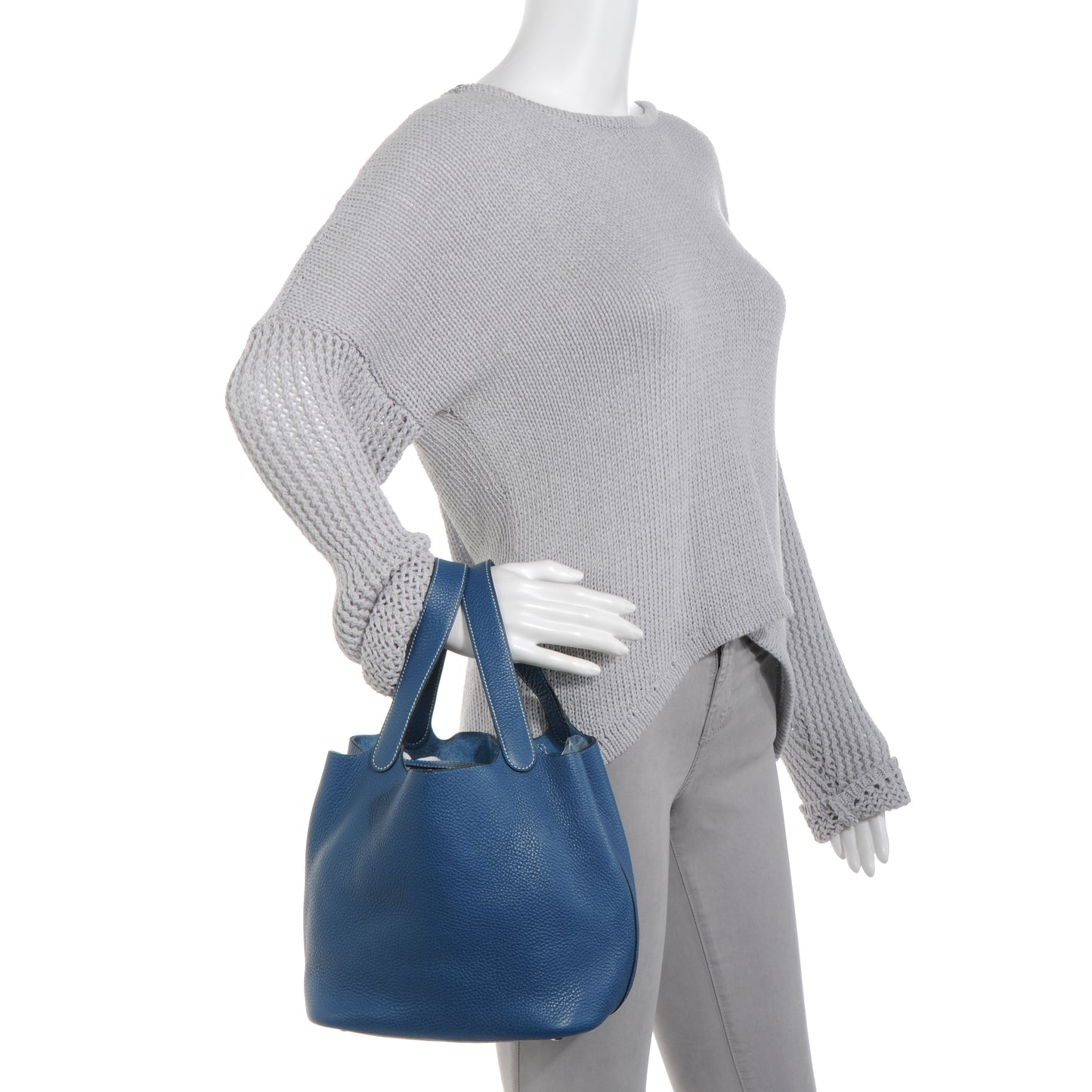 Taurillon Clemence Picotin MM Blue Jean