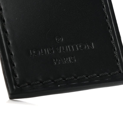 Louis Vuitton Calfskin Luggage Tag Black 3 of 4