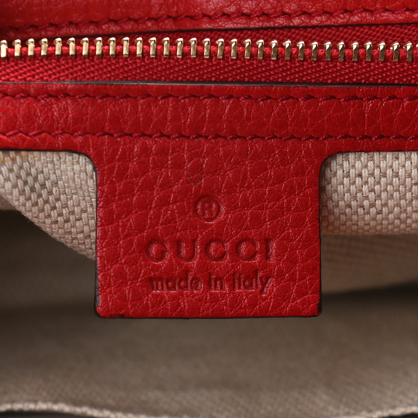 Pebbled Calfskin Medium Soho Flap Crossbody Tabasco Red