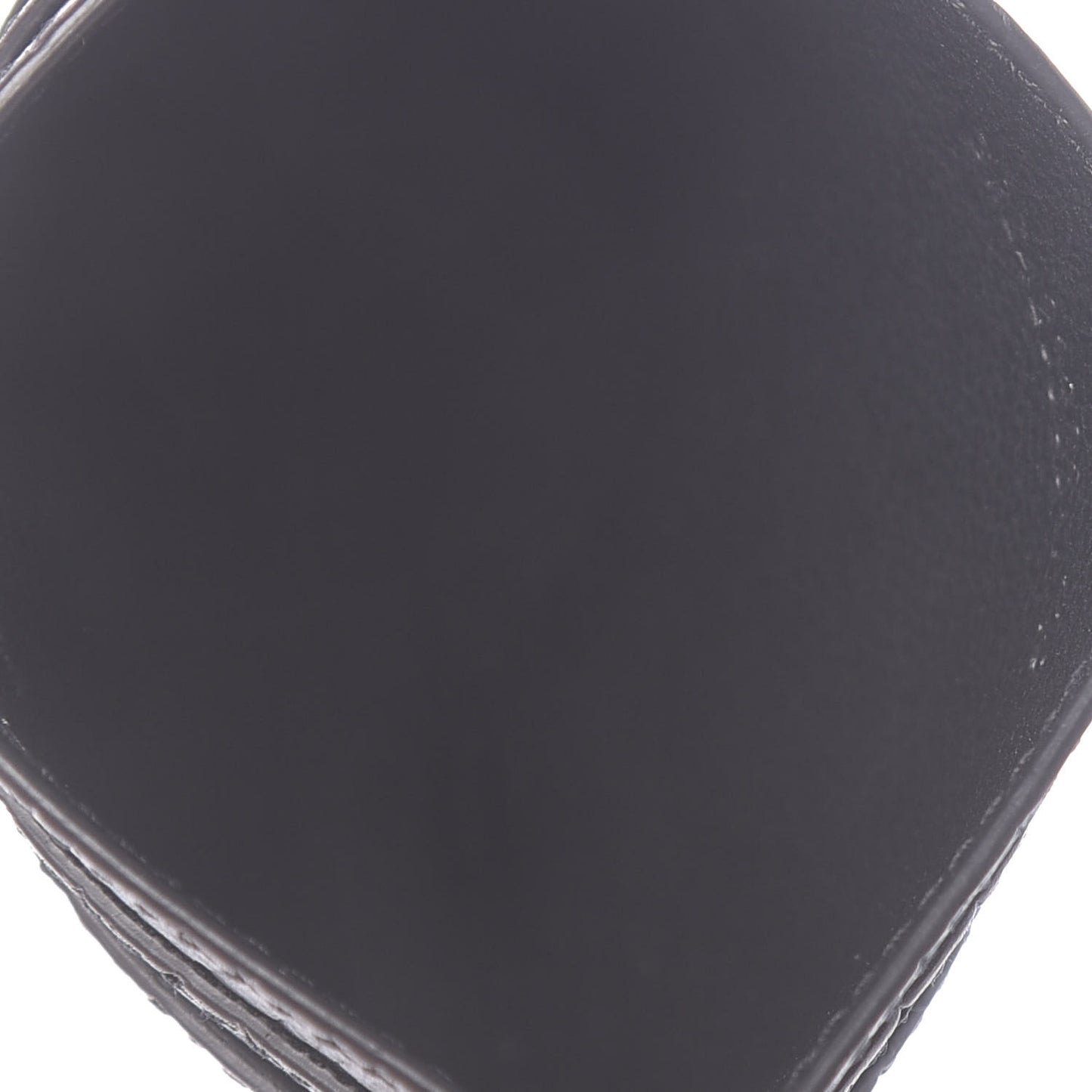Calfskin Crocodile Embossed Monogram Credit Card Case Black