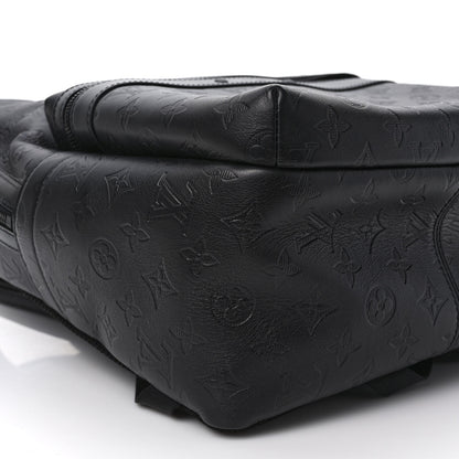 Louis Vuitton Calfskin Monogram Shadow Sprinter Backpack Black 7 of 8
