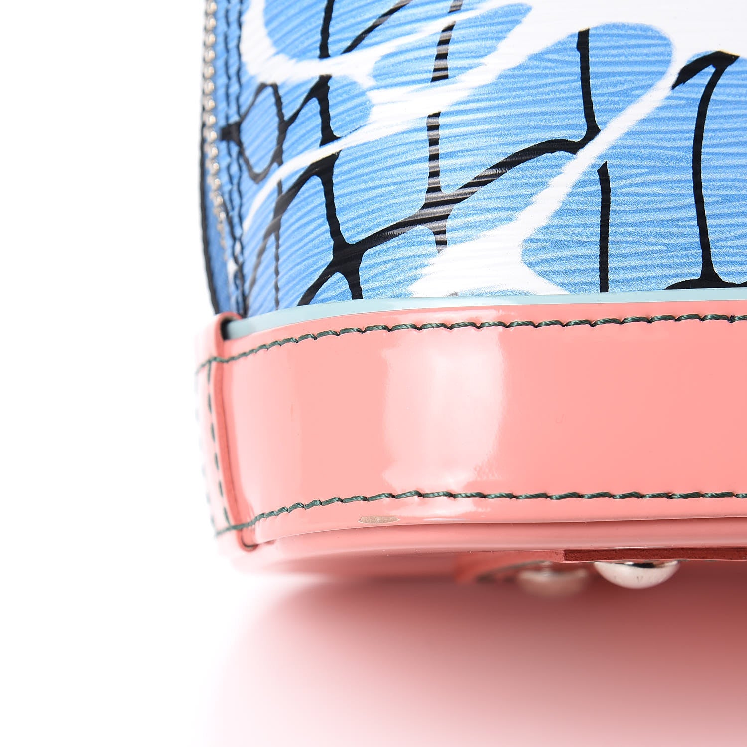 Louis Vuitton Epi Alma BB Aqua 8 of 9