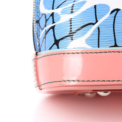 Louis Vuitton Epi Alma BB Aqua 8 of 9