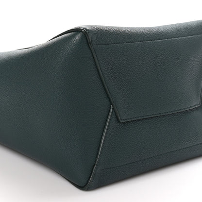 Celine Soft Grained Calfskin Sangle Bucket Bag Green 7 of 8