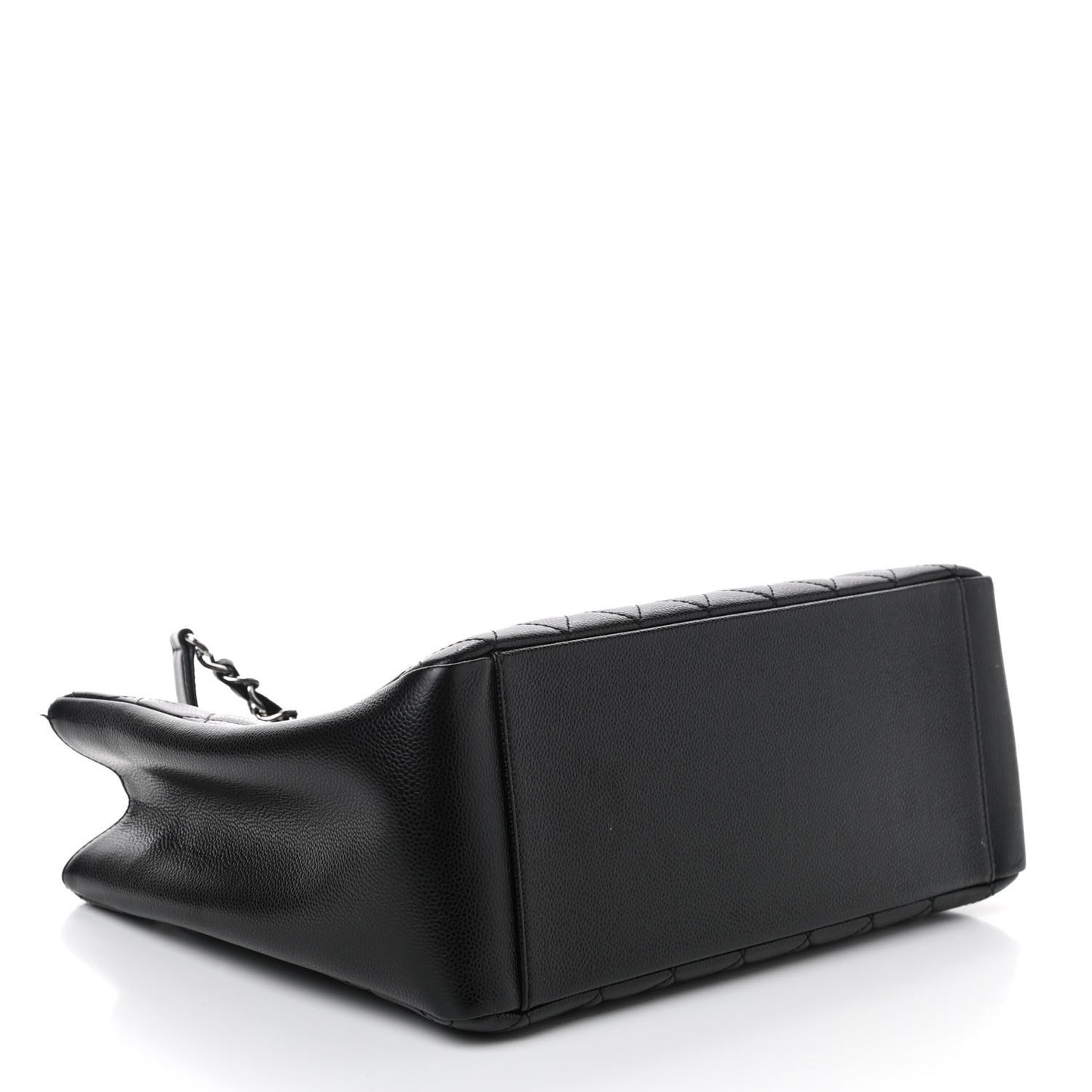 Caviar Quilted Grand Shopping Tote GST Black