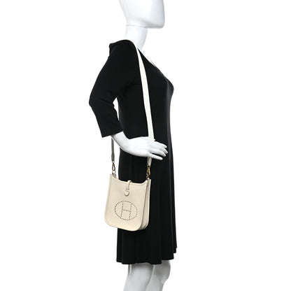 Hermes Taurillon Clemence Amazone Evelyne TPM Nata Craie 2 of 13