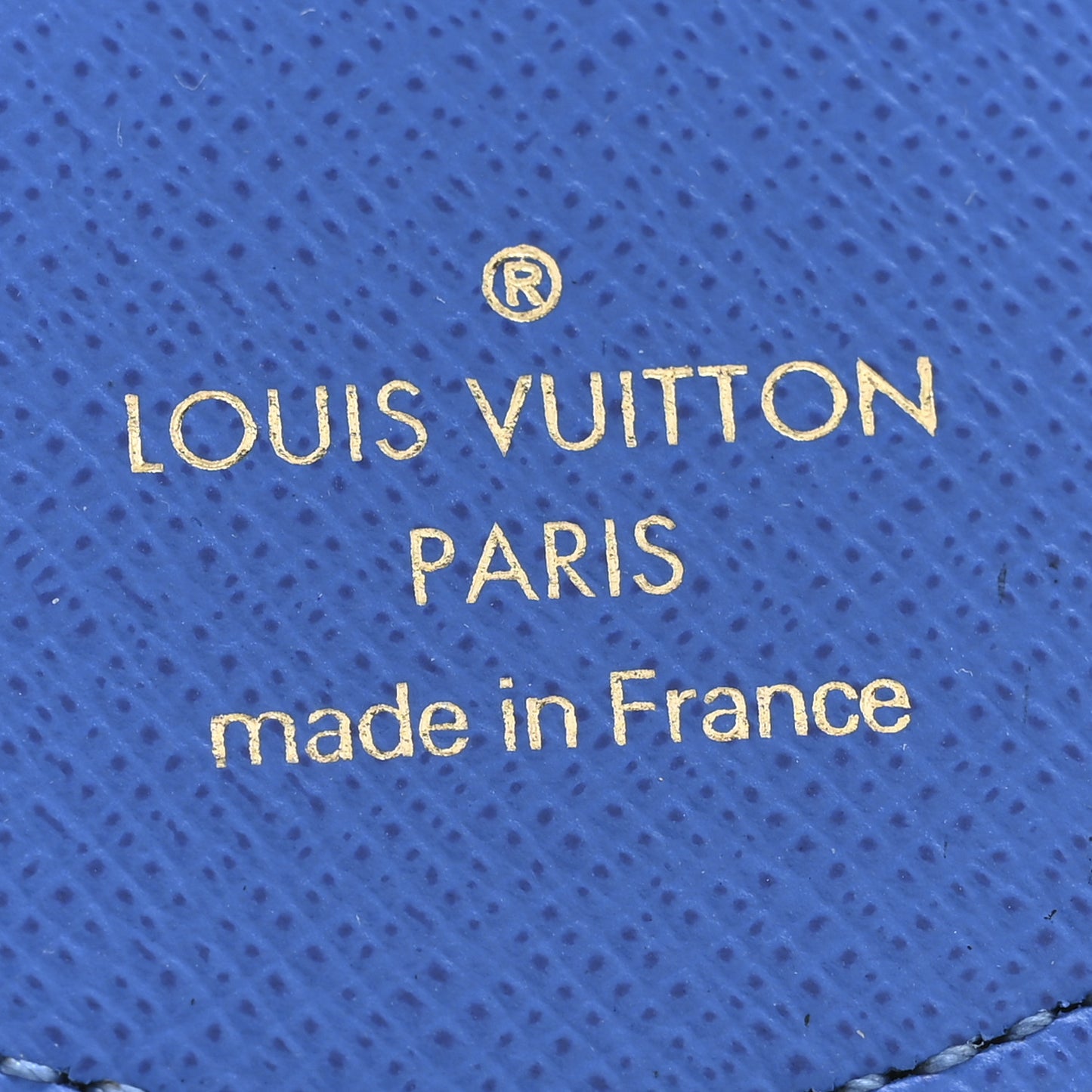 Monogram 2019 Christmas Animation Venice Bag Charm Key Ring Blue
