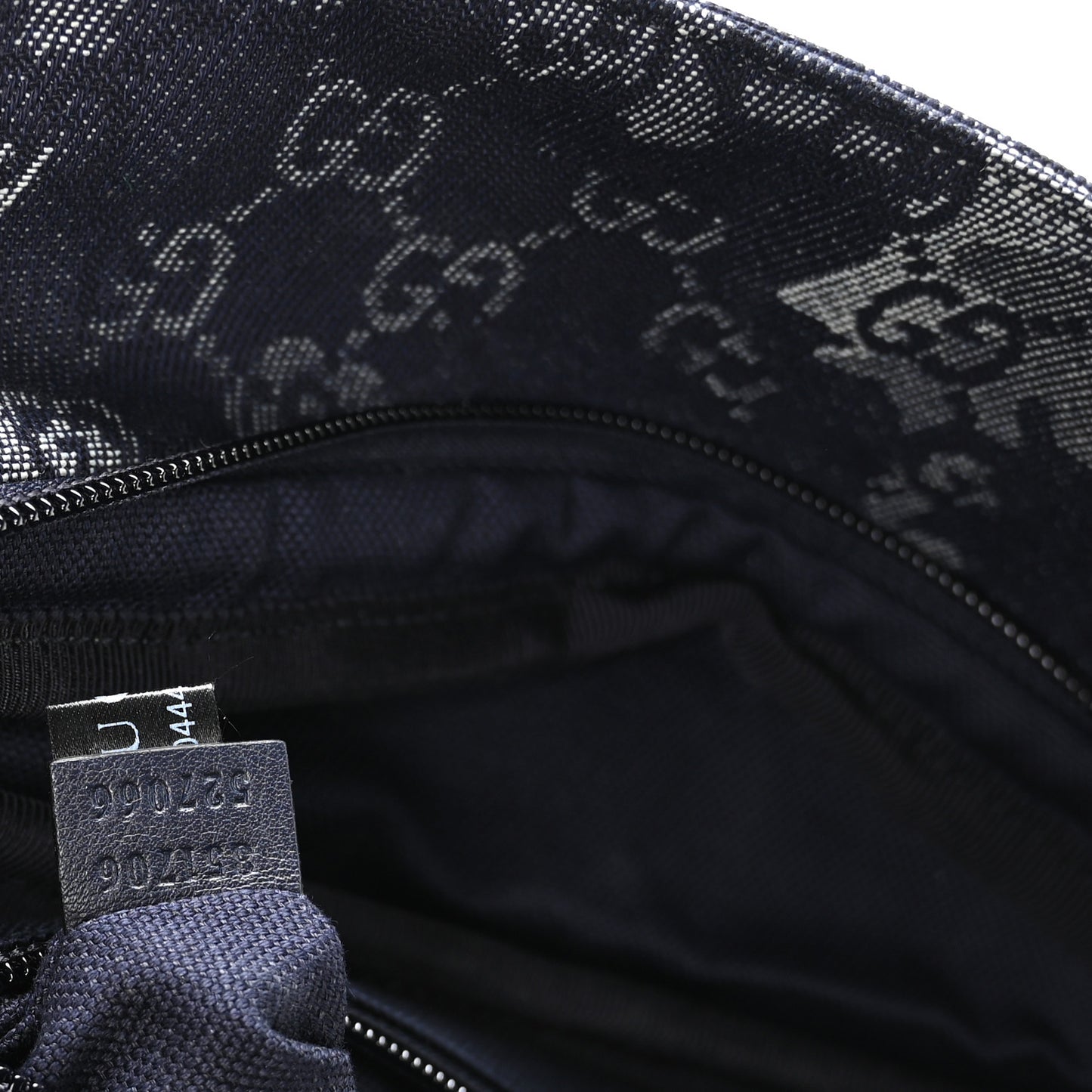 Denim GG Monogram Camouflage Belt Bag Blue