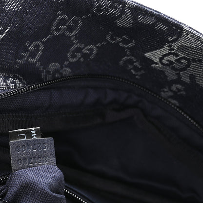 Gucci Denim GG Monogram Camouflage Belt Bag Blue 6 of 9