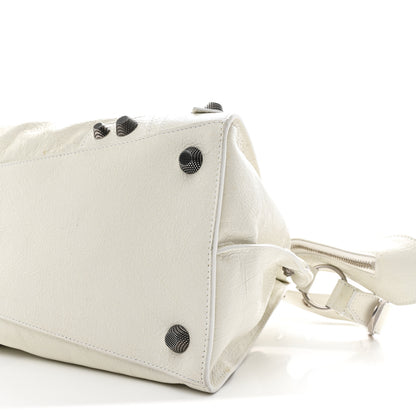Balenciaga Agneau Arena Neo Cagole City Handbag Optic White 11 of 13