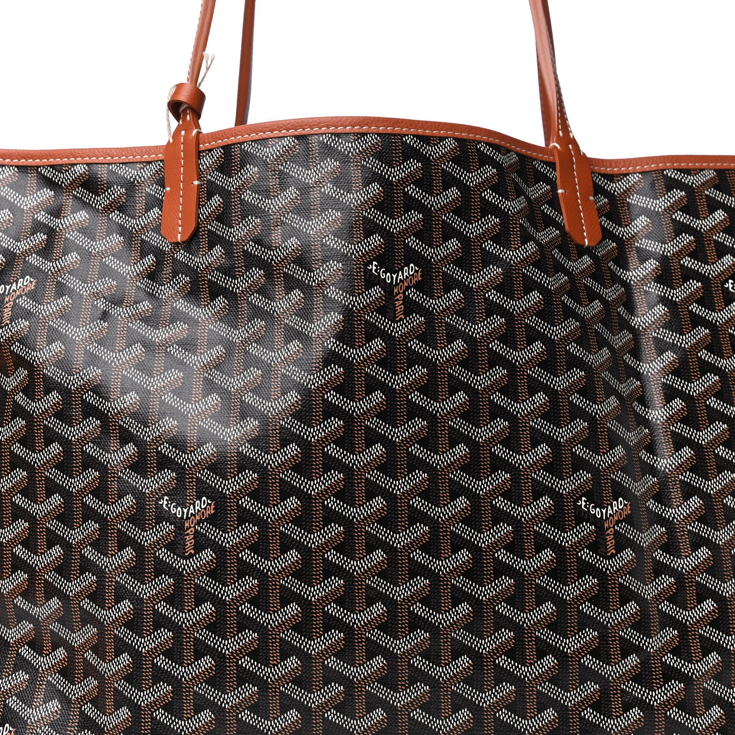 Goyard Goyardine Saint Louis GM Black Gold 6 of 7