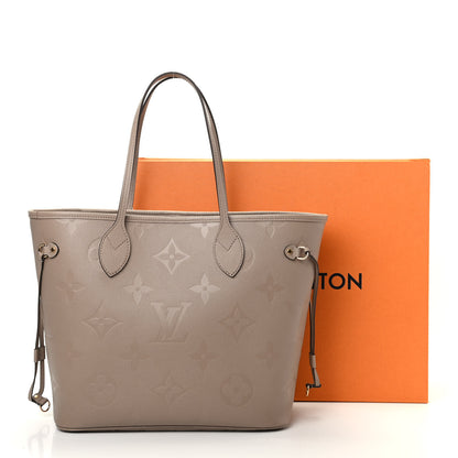 Louis Vuitton Empreinte Monogram Giant Neverfull MM Tourterelle 9 of 9