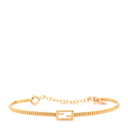 Fendi Metal Baguette Bracelet Gold 1 of 7