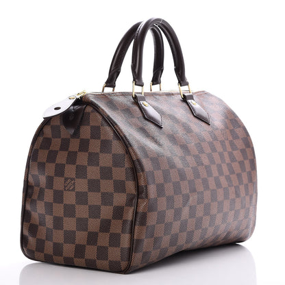 Louis Vuitton Damier Ebene Speedy 30 3 of 10
