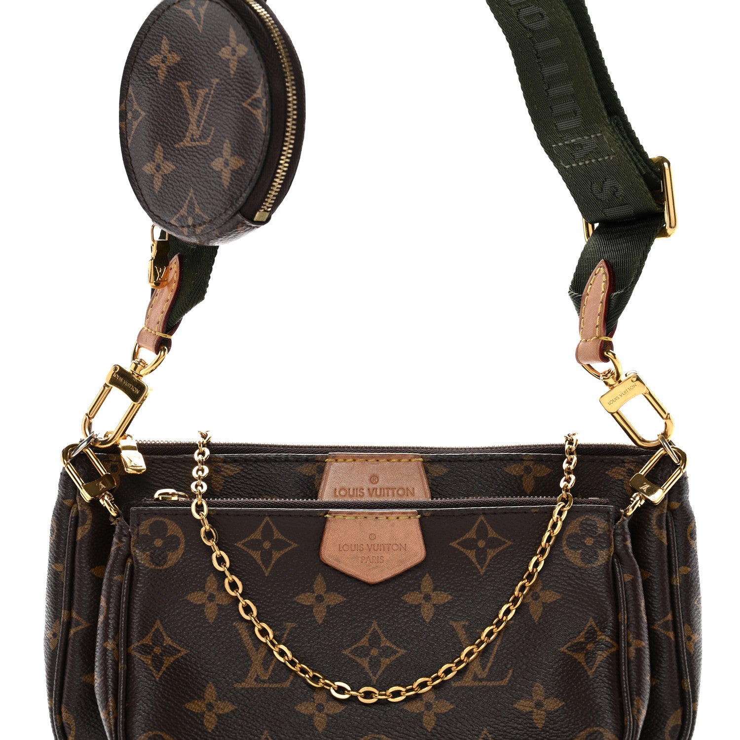 Louis Vuitton Monogram Multi Pochette Accessories Kaki 8 of 12