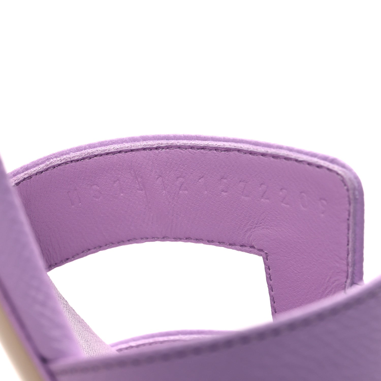 Hermes Epsom Oasis Sandals 36.5 Violet Amethyste 6 of 9