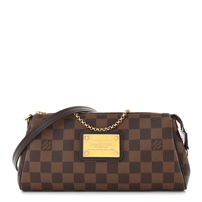 Louis Vuitton Damier Ebene Eva Clutch 1 of 9