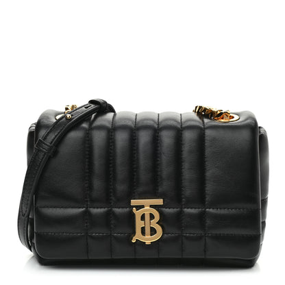 Burberry Lambskin Quilted Mini Lola Bag Black 1 of 8
