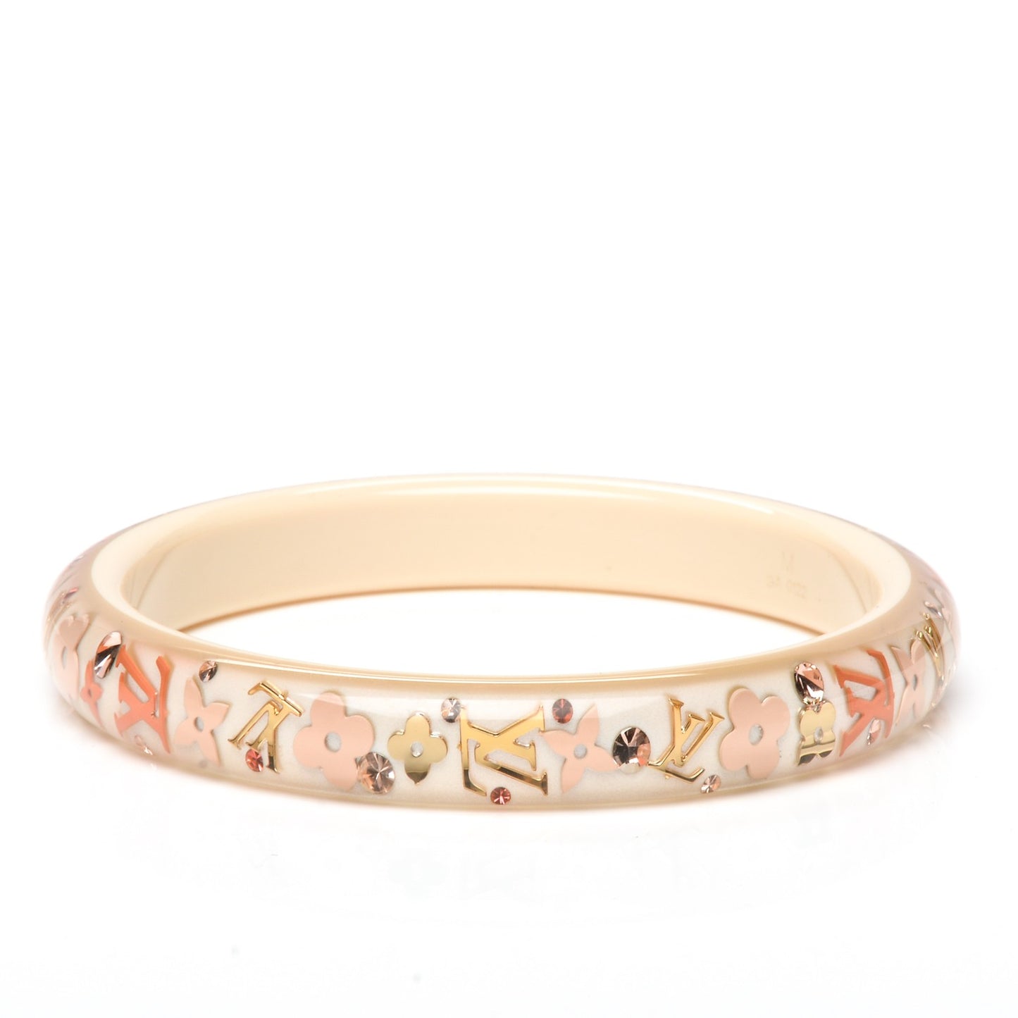 Resin Swarovski Medium Inclusion Bracelet PM Nacre