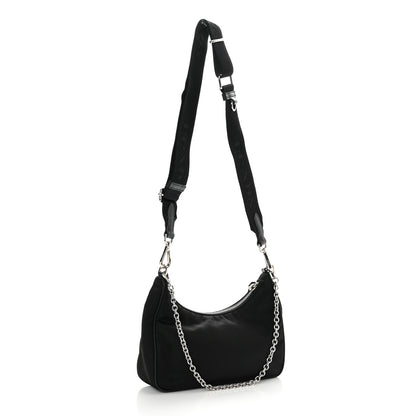 Prada Nylon Re-Edition 2005 Shoulder Bag Black 3 of 12