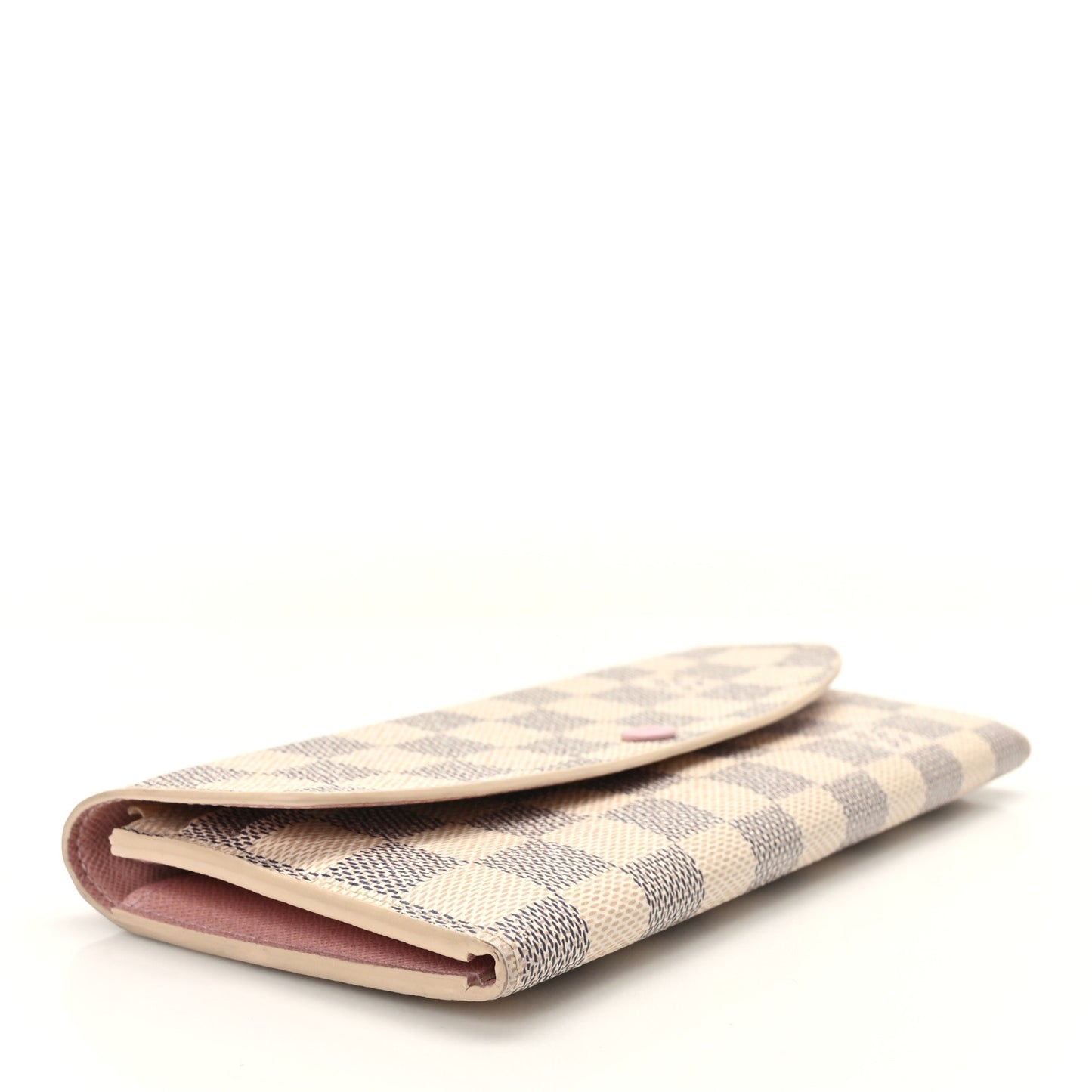 Damier Azur Emilie Wallet Rose Ballerine