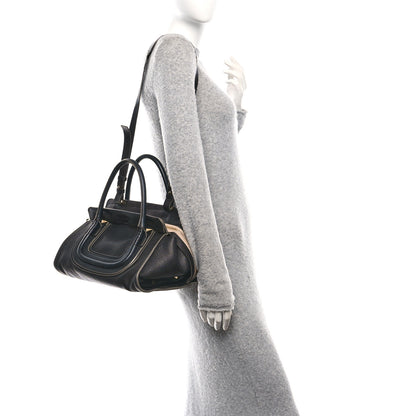 Chloe Calfskin Medium Everston Satchel Black 3 of 11