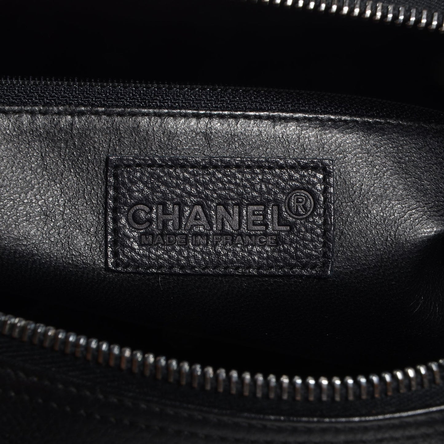Caviar Patent Large Bowler Black