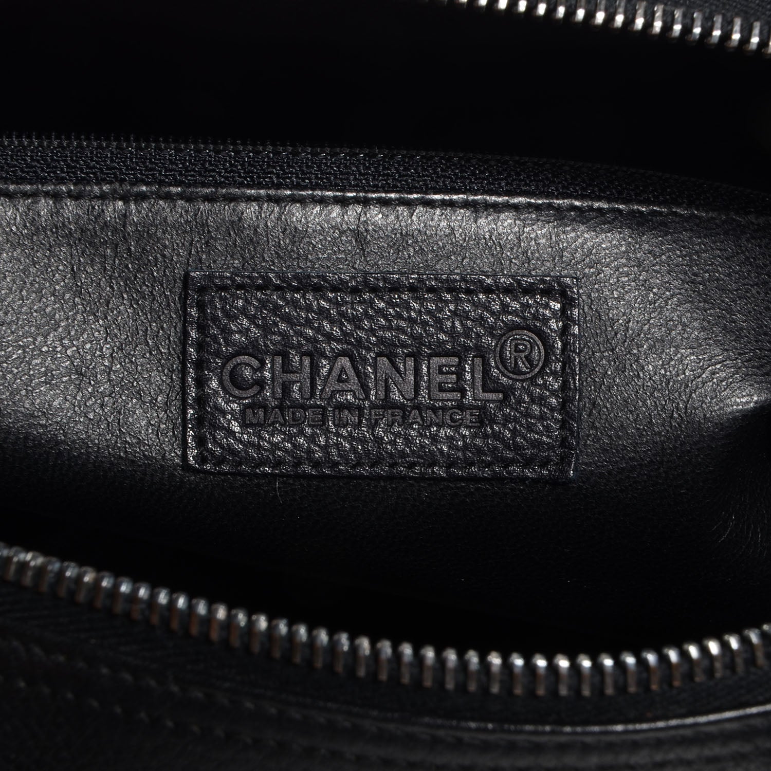 Chanel Caviar Patent Large Bowler Black 6 of 7