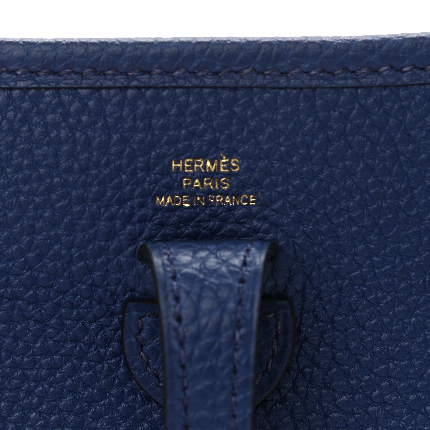 Hermes Taurillon Clemence Flipperball Sangle Evelyne TPM Bleu Saphir Black Bleu Saphir 6 of 11